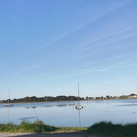 Maison de pêcheur vue golfe Le Hézo Exterior foto